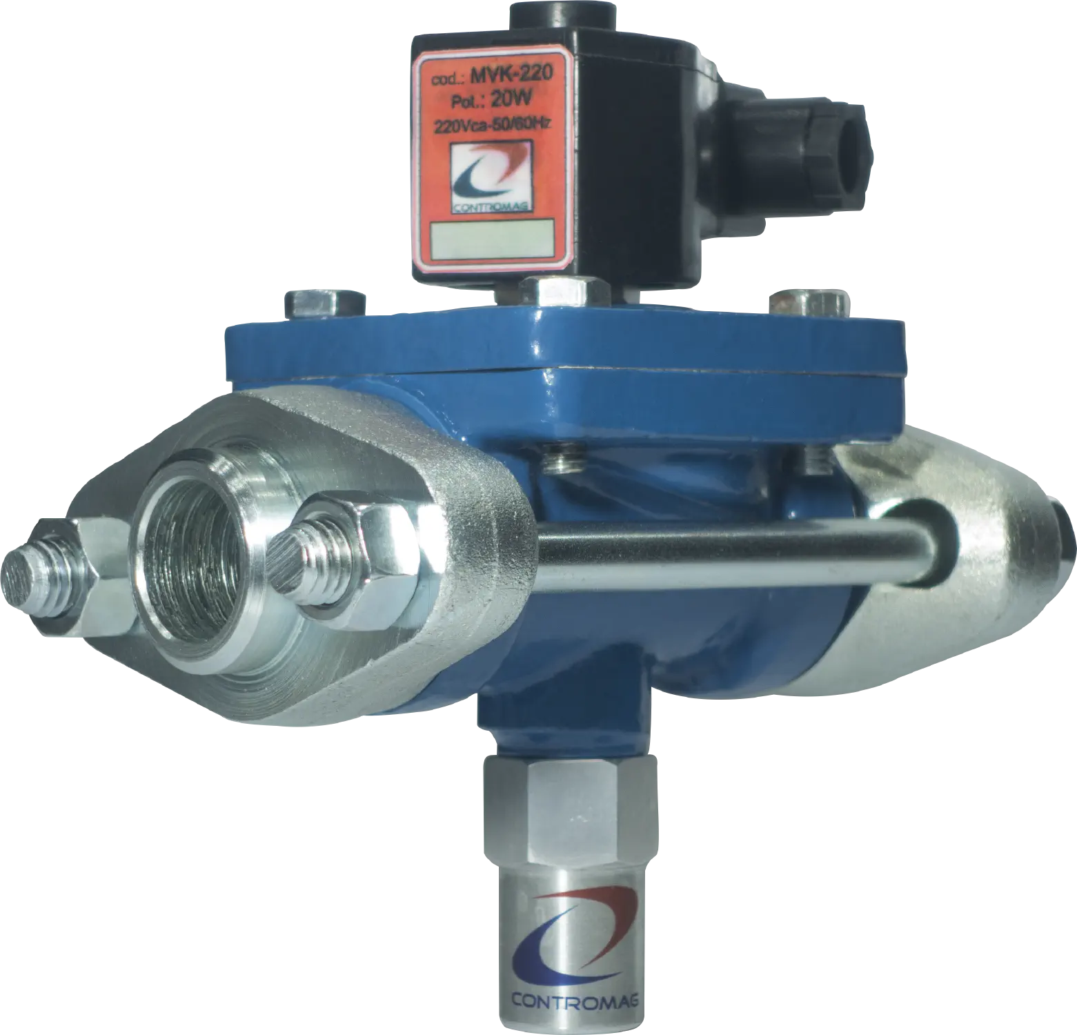 Foto de uma válvula solenoide